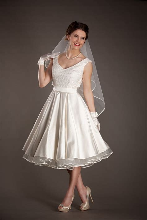 petticoat kleid weiß